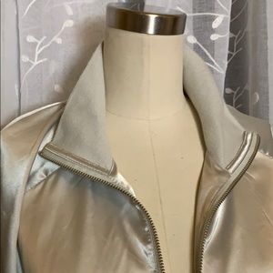 Satin Jacket Grey Large Womens